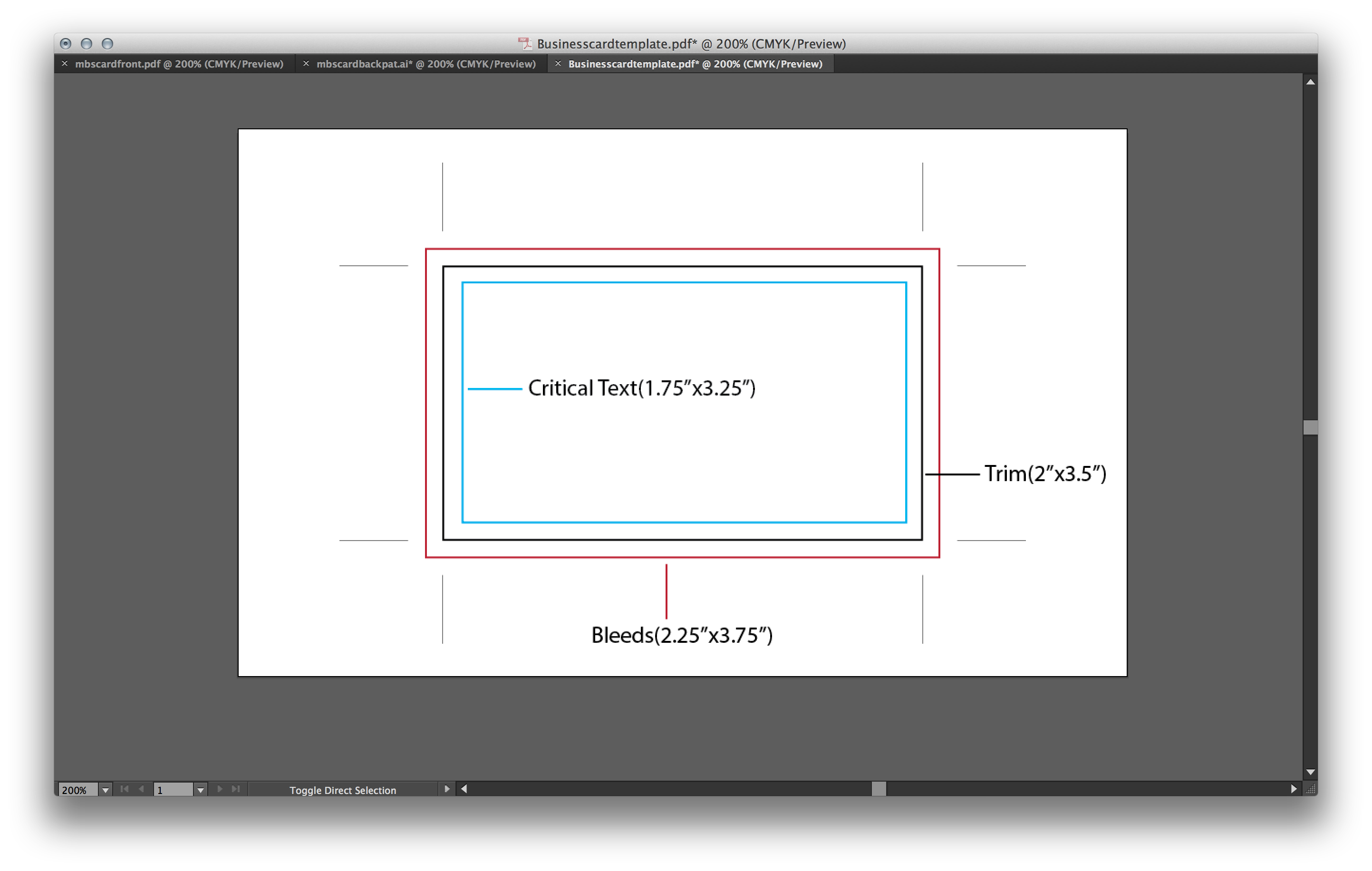 Canva Blank Business Card Template