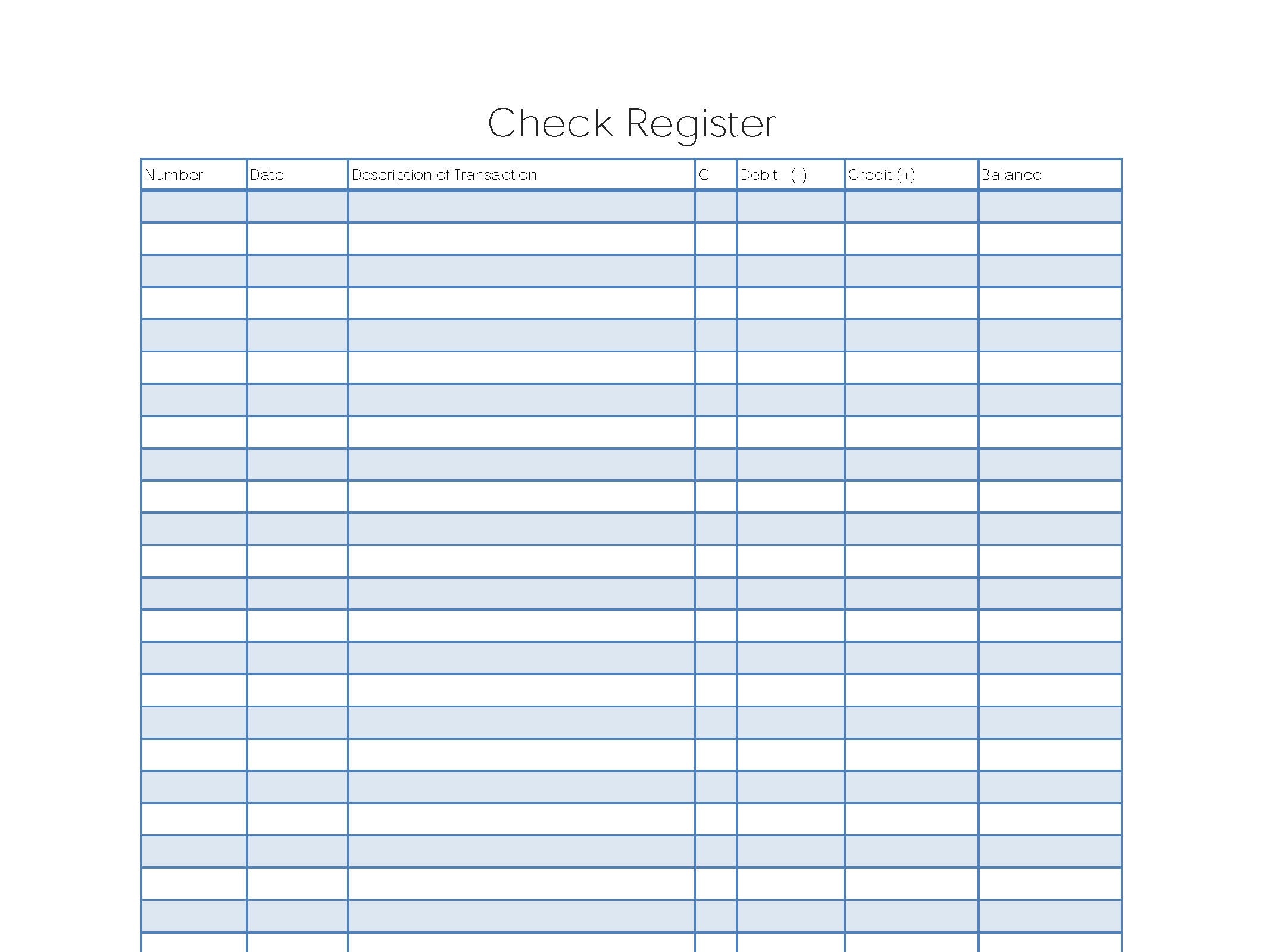 Check Register Worksheet – emmamcintyrephotography.com