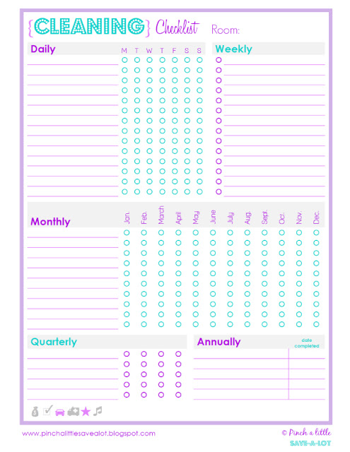 The Best Free Printable Cleaning Checklists   Sarah Titus