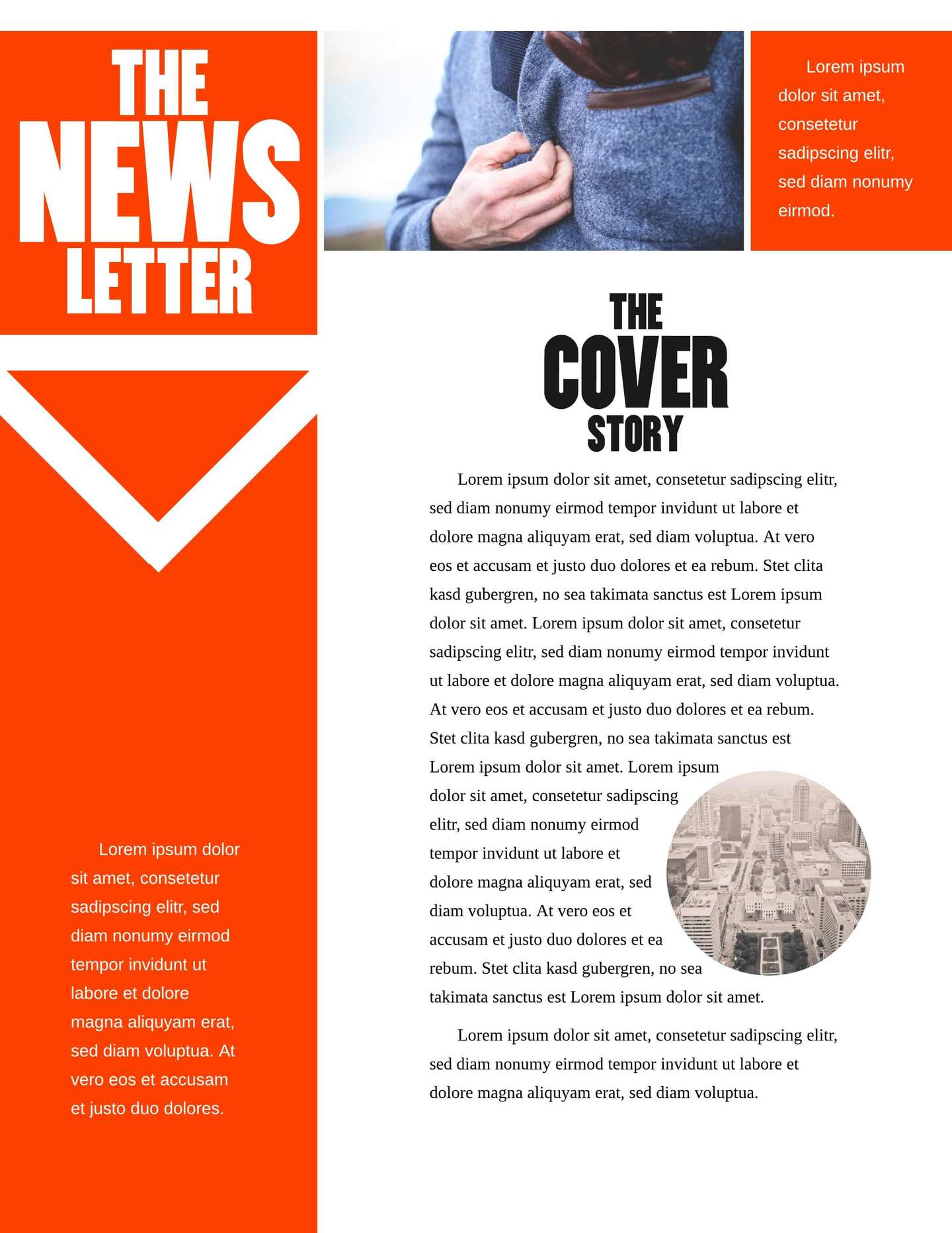 2 Page Newsletter Template Word Free