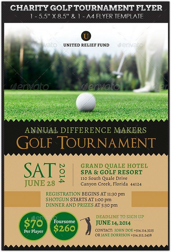 Free Golf Tournament Flyer Template emmamcintyrephotography com