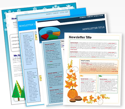 Free Printable Newsletters Newsletter Templates Email Free 