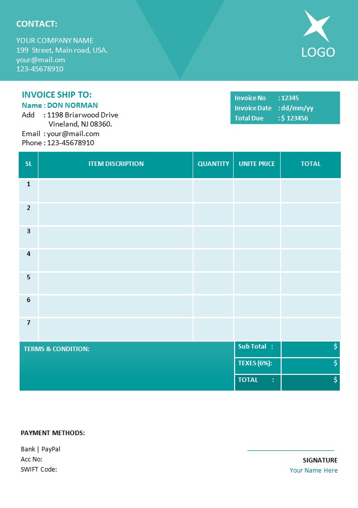 freelance invoice template microsoft word word invoice template 