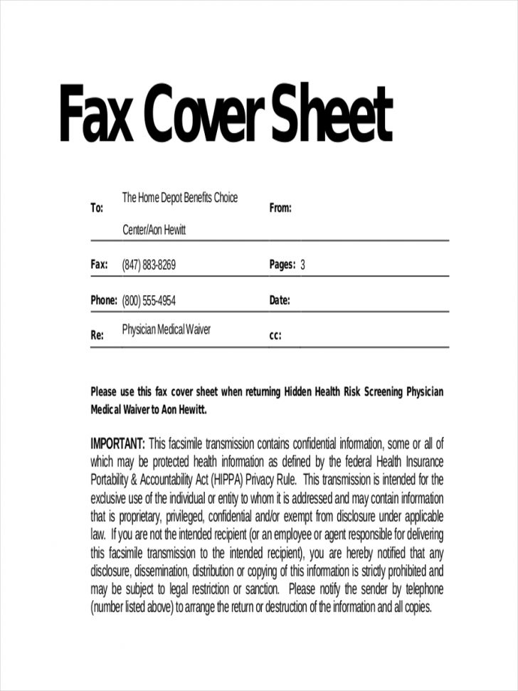 Hipaa Fax Cover Sheet Emmamcintyrephotography