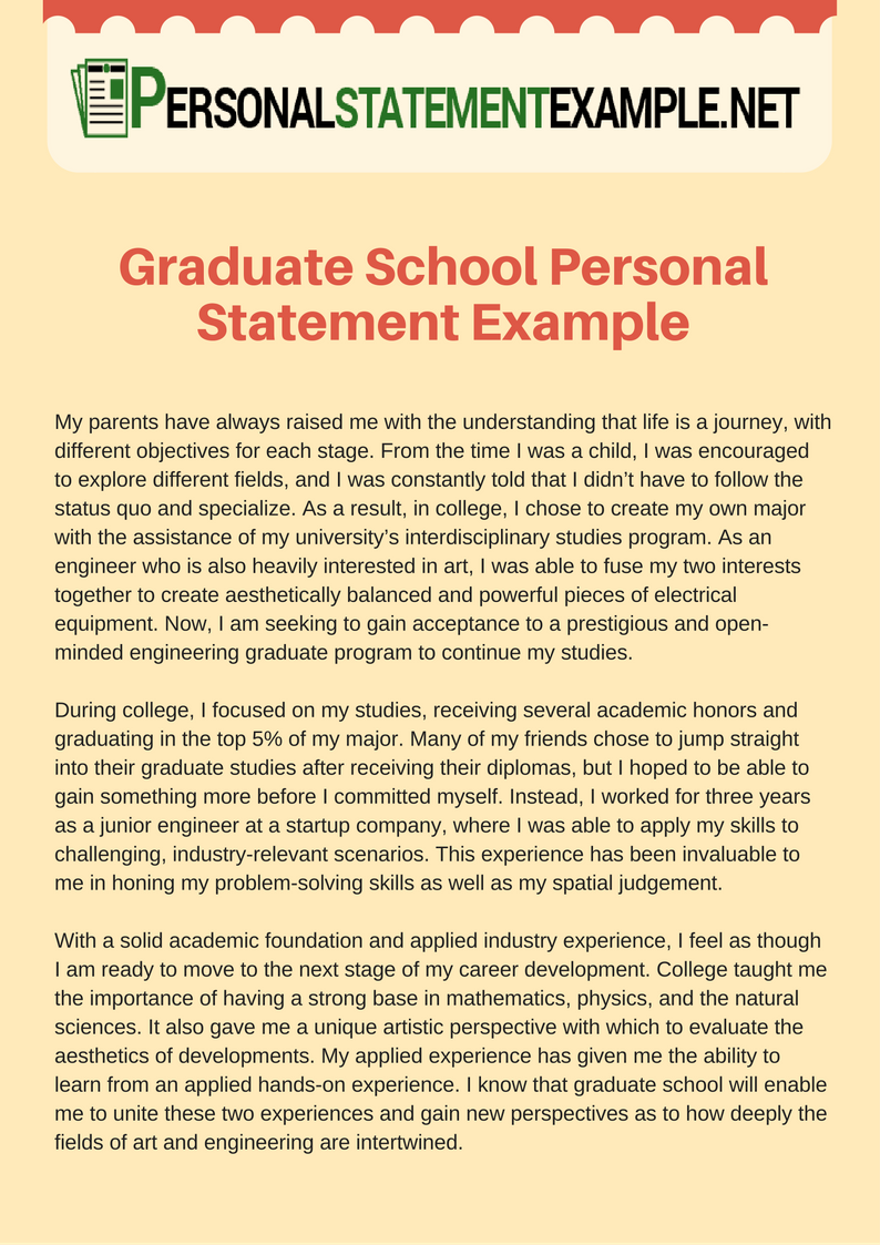 What Should Be In A Personal Statement For College