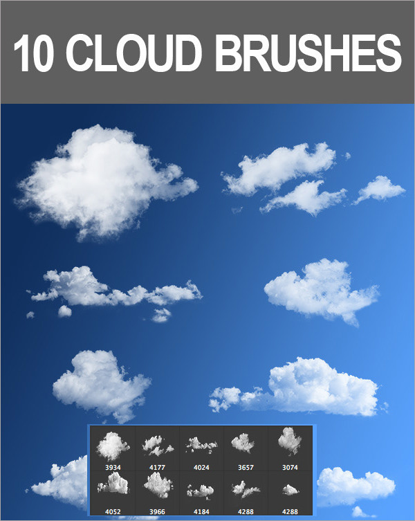 cloud photoshop brushes   Physic.minimalistics.co