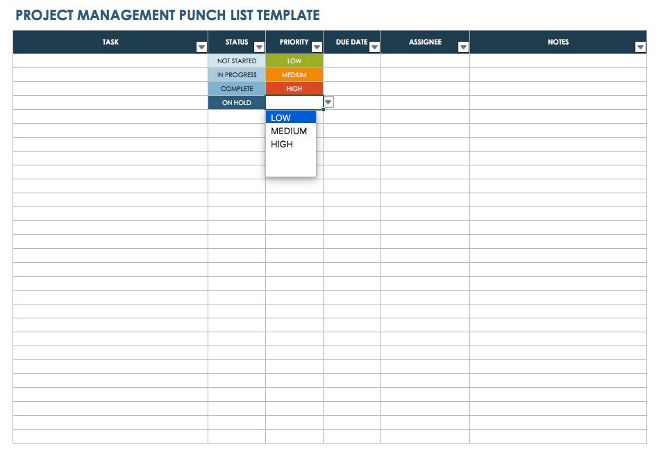 Punch List Template   8+ Free Word, Excel, PDF Format Download 