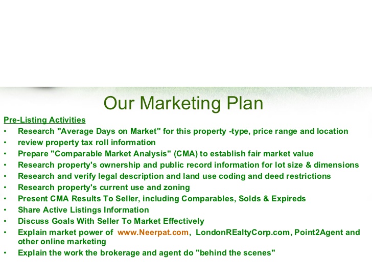 real estate listing marketing plan   Physic.minimalistics.co