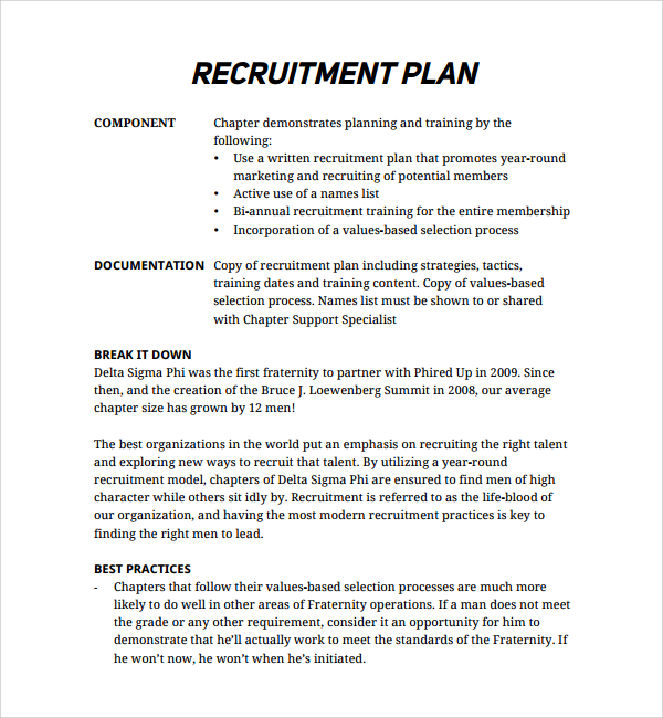 15+ Recruitment Strategy Templates – Free Sample, Example, Format 