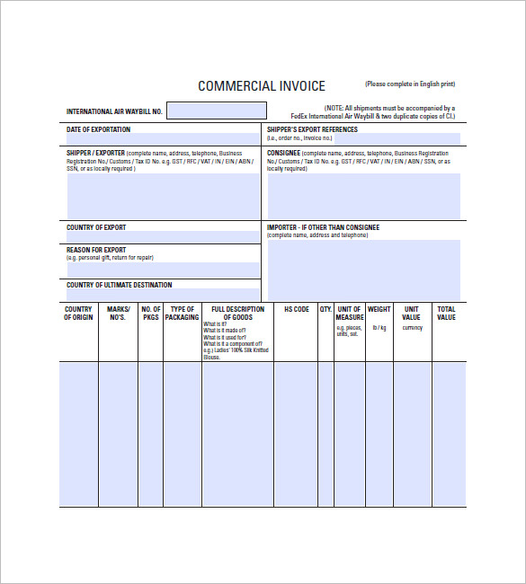 Rental Invoicing Template