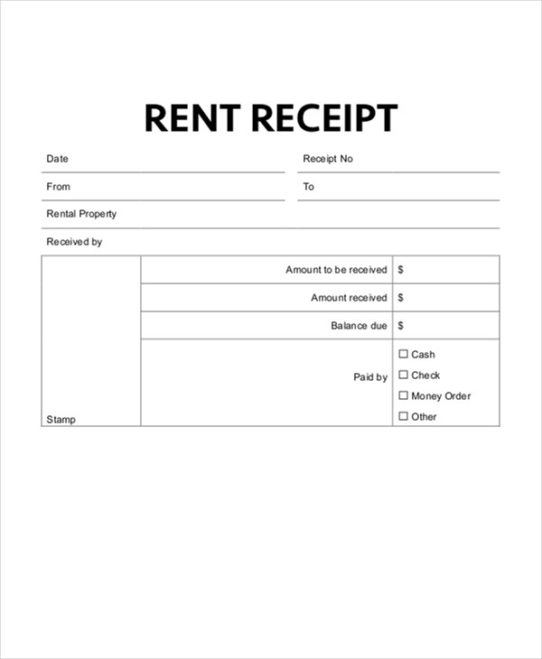 Rental Property Invoice Template