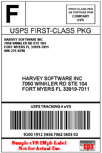 shipping label format