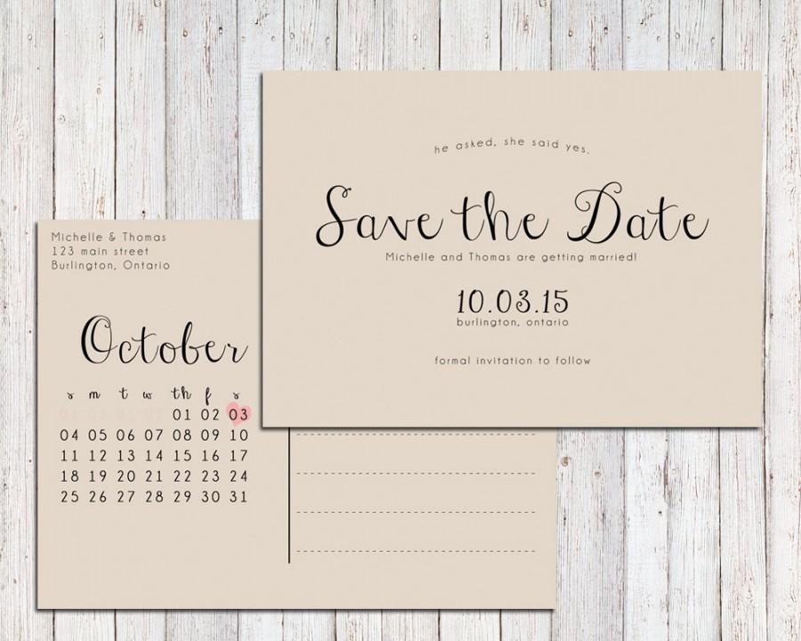 Save The Date Postcard Templates | Professional And High Quality 