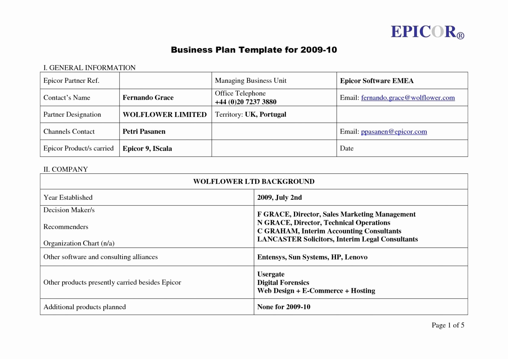 Simple Disaster Recovery Plan Template for Small Business New the 
