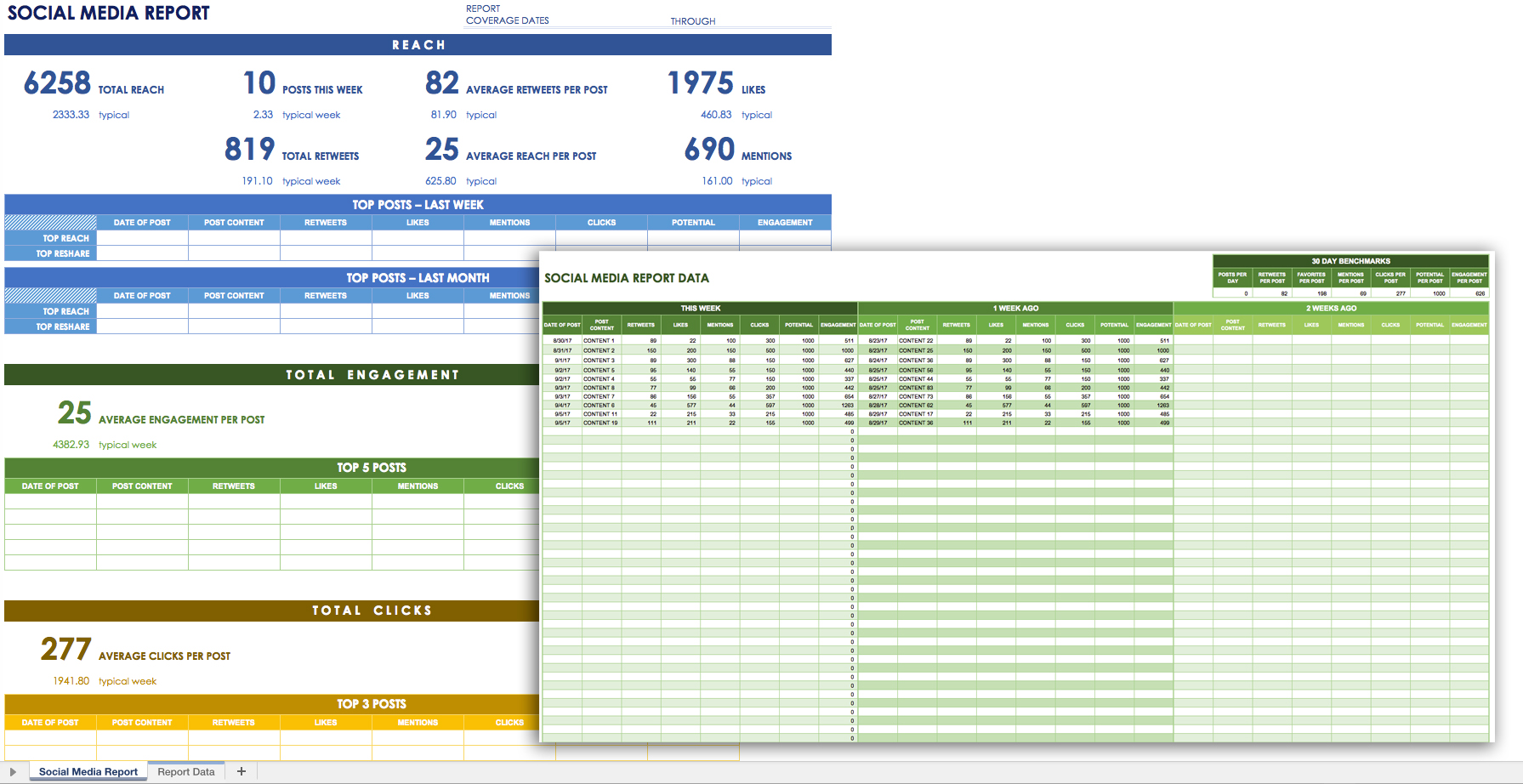 Social Media Reporting Templates Emmamcintyrephotography
