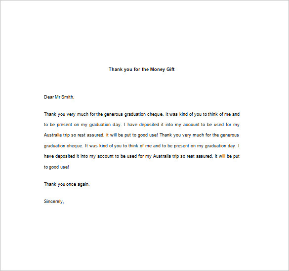 How to write a thank you note for money   Red Letter Paper Company