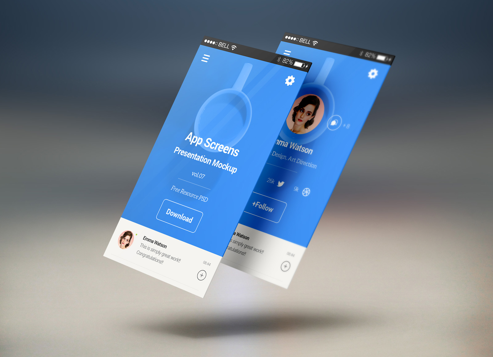 iOS App Showcase Mockup PSD – Welcome to Tech & ALL