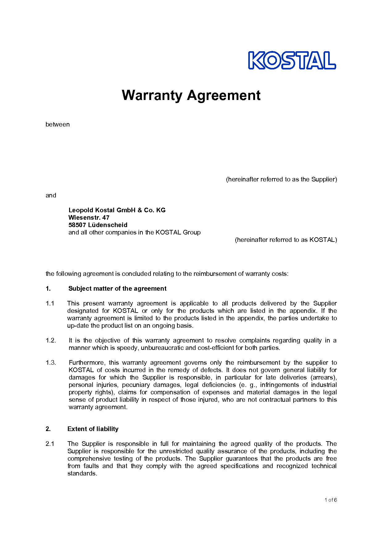 sample business agreement between two parties   Maggi.locustdesign.co