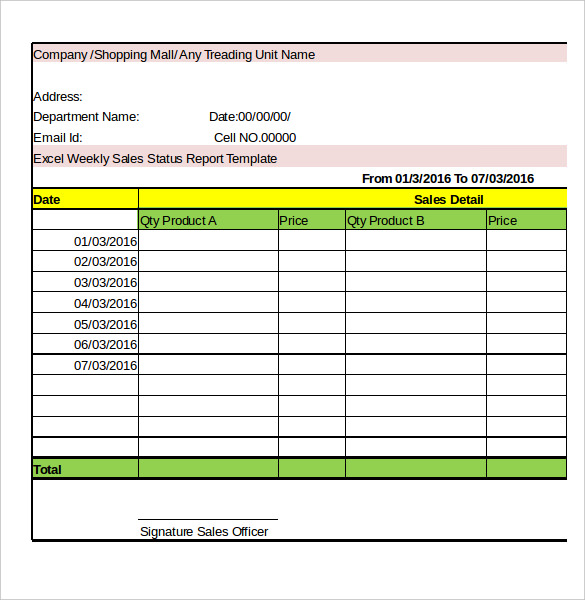 Excel Report Template – emmamcintyrephotography.com