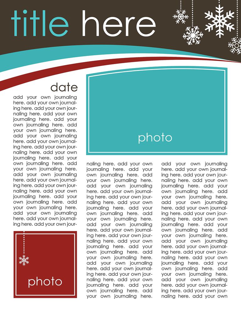 17+ Christmas Newsletter Templates – Free PSD, EPS, Ai, Word 
