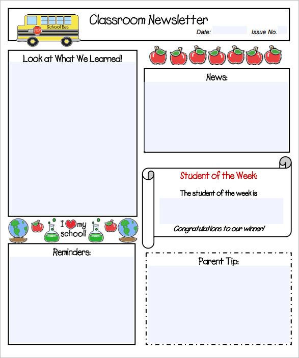 printable newlsetter templates for ms word