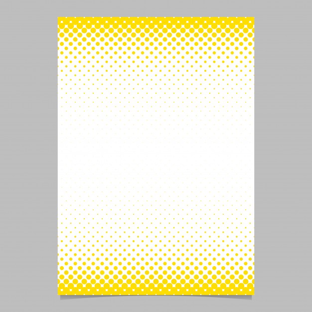 Abstract halftone circle pattern page, brochure template   vector 
