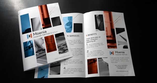 half fold brochure template free moenia bi fold brochure template 