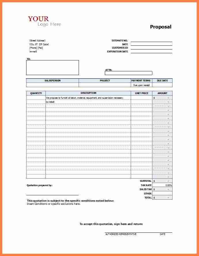 Lawn Service Proposal Template Free Emmamcintyrephotography