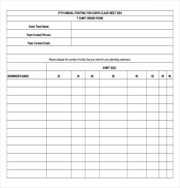 order sheets template   Mini.mfagency.co