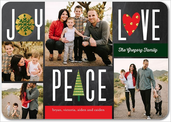 christmas card templates for photoshop