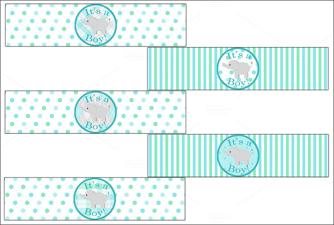 Free Printable Water Bottle Labels Template