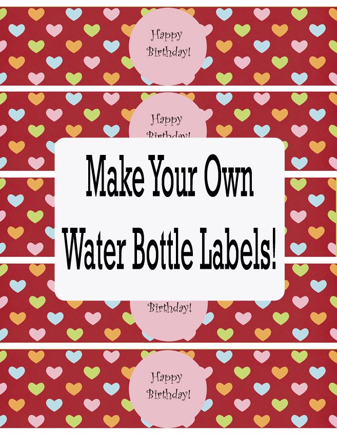 Free Printable Water Bottle Labels For Baby Shower