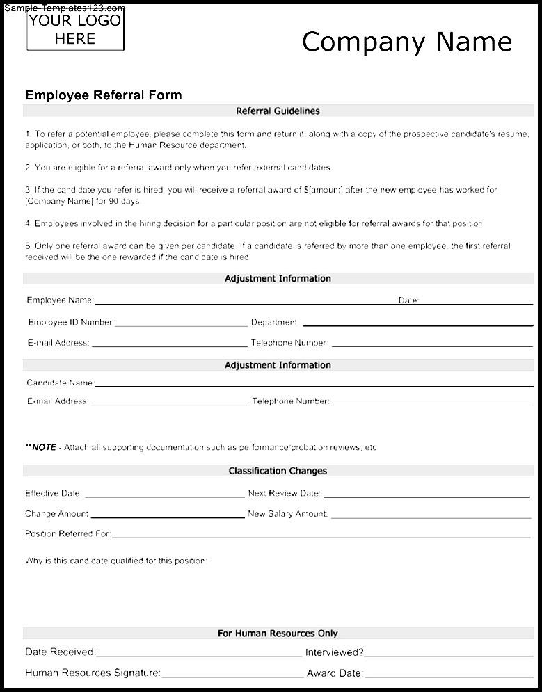 Referral Form Templates emmamcintyrephotography com