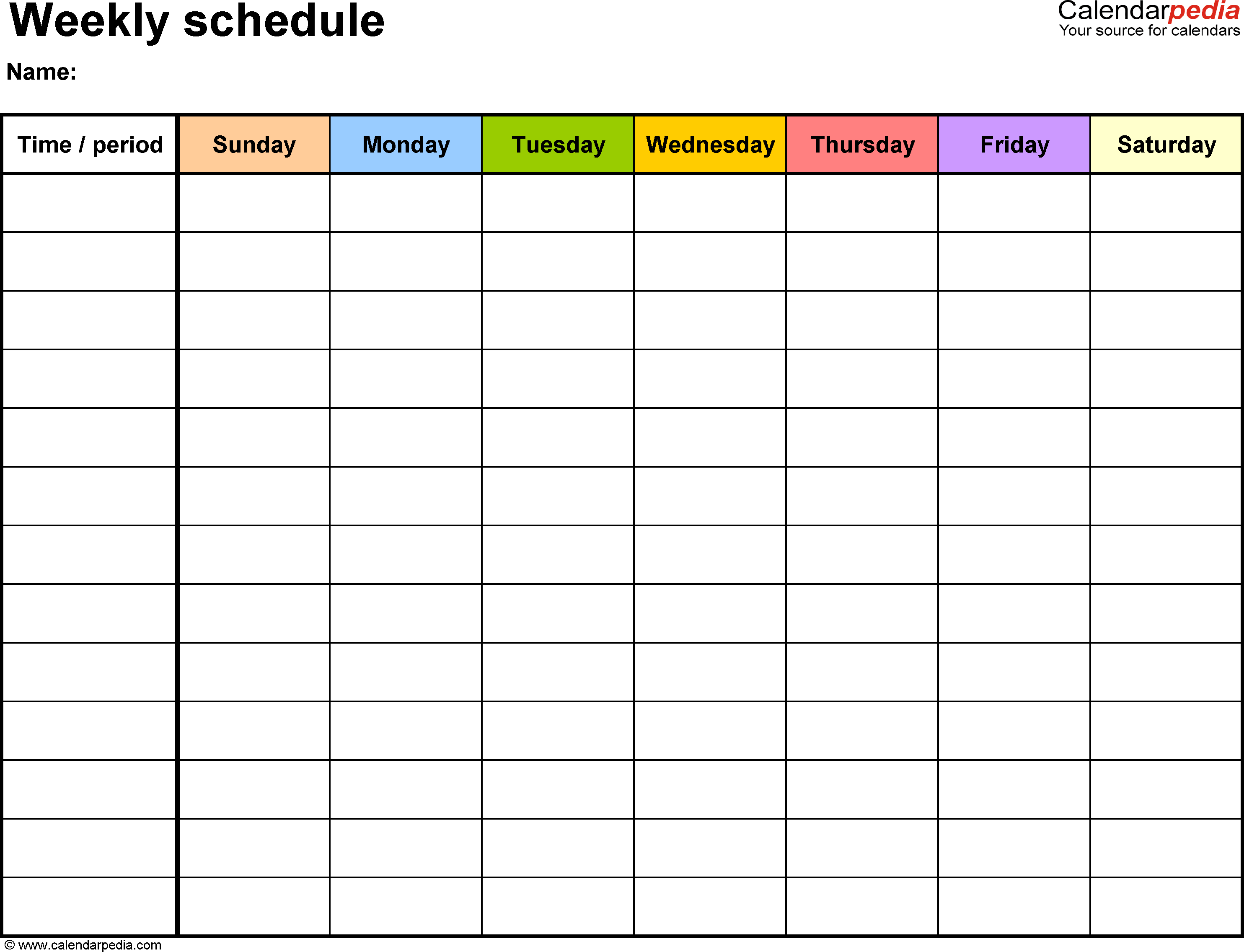 blank school schedule template   Maggi.locustdesign.co