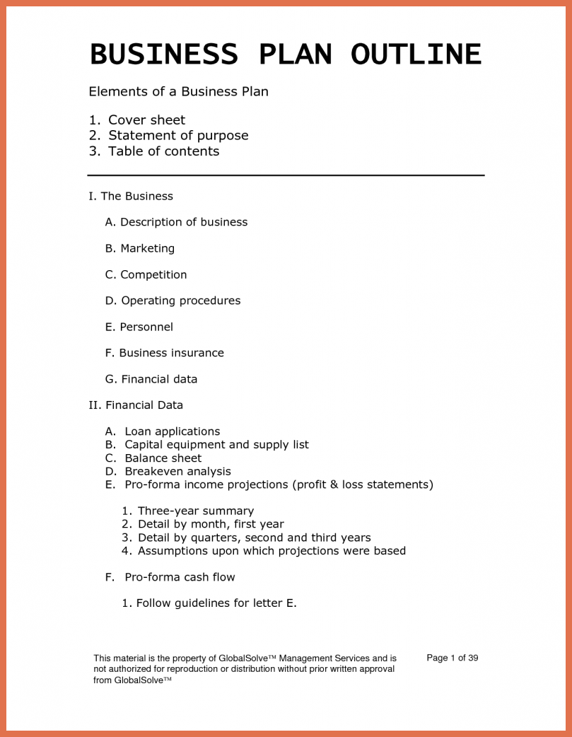 Business Continuity Plan Template Canada