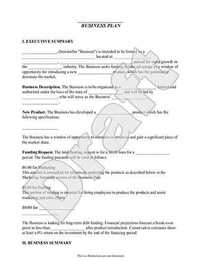small business plan template free business plan proposal template 