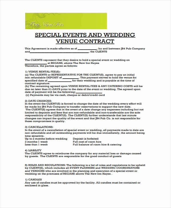 Wedding Planner Contract | Wedding Planner Contract Template 