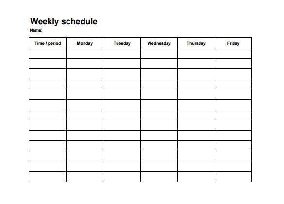 employee work schedule template | datariouruguay