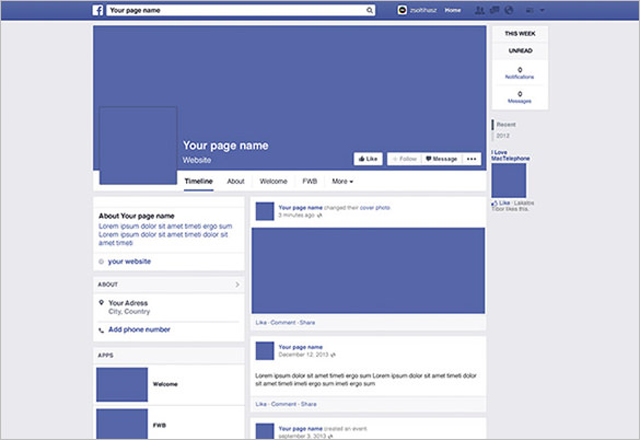 facebook about template   Roho.4senses.co