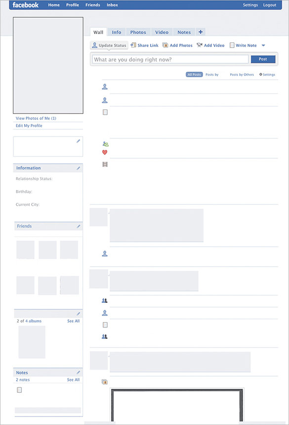 fake facebook template for students 8 amazing blank facebook 