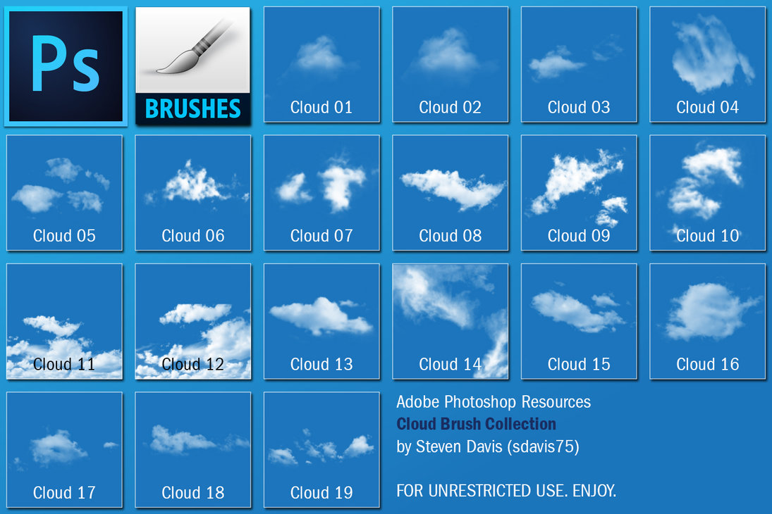 Cirrus clouds brush photoshop | Free Photoshop Brushes at Brushez!