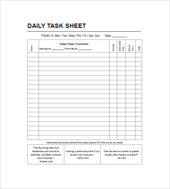 task list blank template   shefftunes.tk