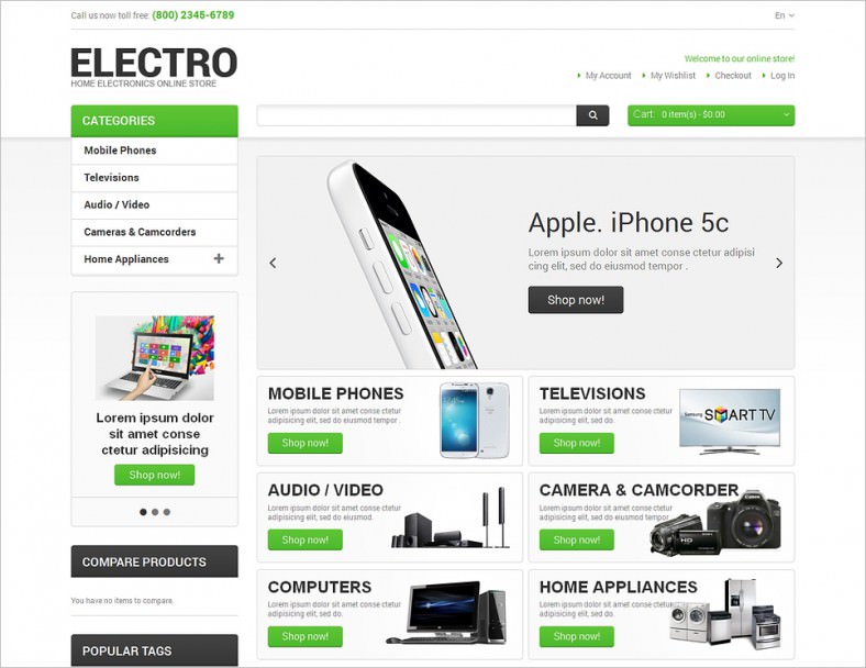 Download Joomla E Commerce And Shoppingcart Website Templates 