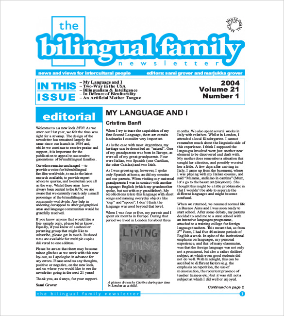 family newsletter examples   Manqal.hellenes.co