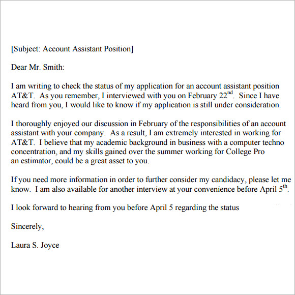 Example follow up email after interview how write letter sample 