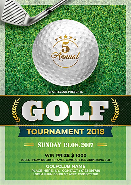 Golf Tournament Flyer Template   Download Flyer Templates for 