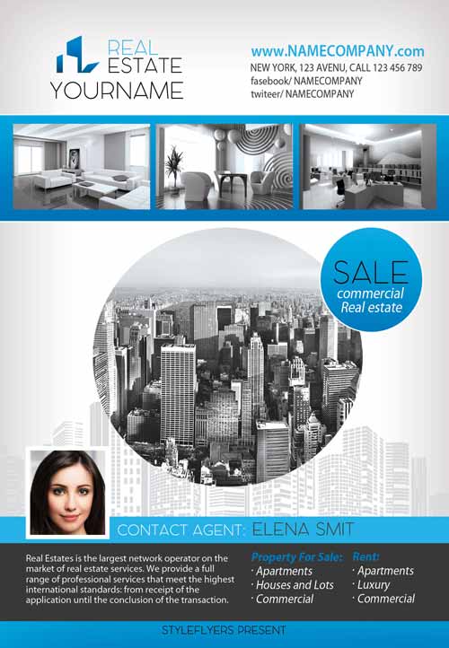 FreePSDFlyer | Download the best Free Real Estate Flyer Templates 