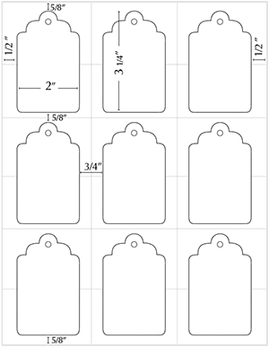 Printable gift tag. Just copy and paste into a document, then ad 