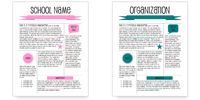 Free Newsletter Templates in Microsoft Word, Adobe Illustrator and 