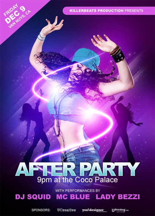 Party and Club Flyer Templates for Photoshop | FlyerHeroes